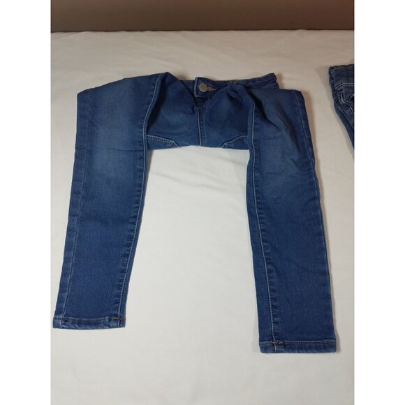 Wonder Nation Girls Jeans size 8 Blue skinny slim medium wash adjustable waist - Picture 8 of 16